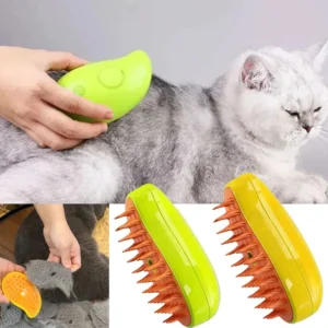 New mango pet comb cat dog electric spray brush massage comb one button spray anti fly hair massage wash